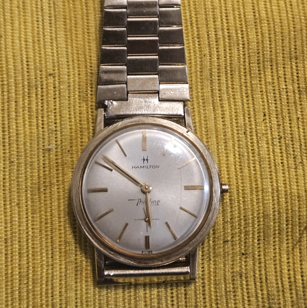 Vintage Hamilton Thinline 10k GF Watch!!!